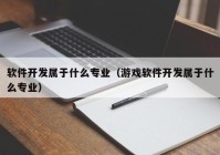 软件开发属于什么专业（游戏软件开发属于什么专业）