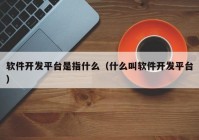 软件开发平台是指什么（什么叫软件开发平台）