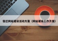 宿迁网站建设活动方案（网站建设工作方案）